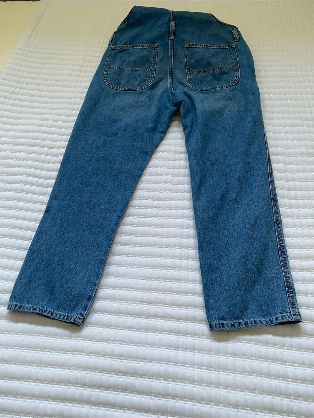 GAP Blue Denim Bibbed Overalls Women’s Size Small